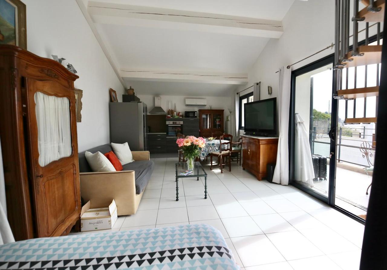 Duplex Vue Mer Plage De Saint-Clair Le Lavandou Exteriör bild