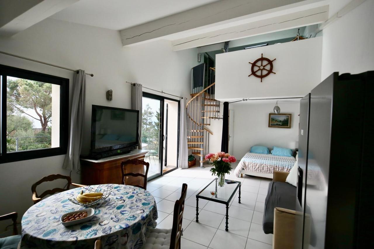 Duplex Vue Mer Plage De Saint-Clair Le Lavandou Exteriör bild